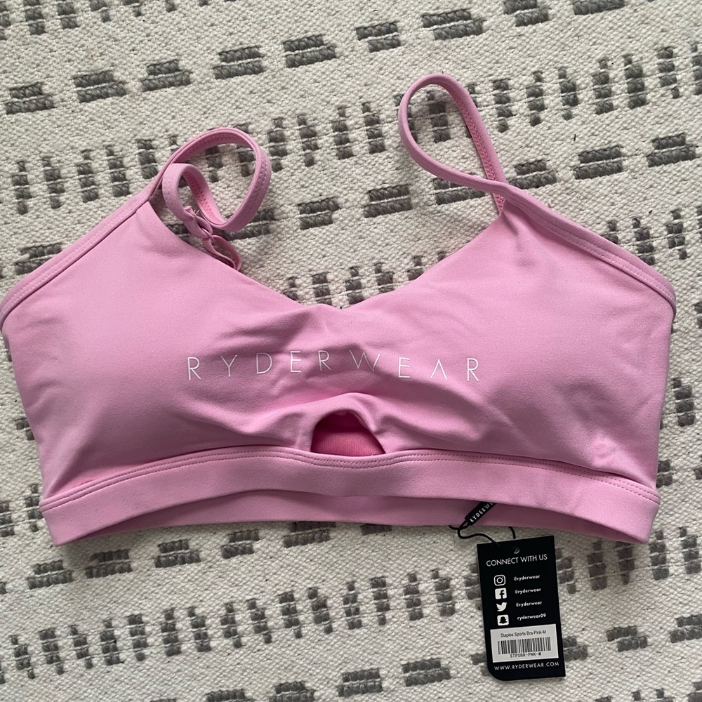 Ryder wear pink sports bra